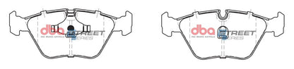 DBA 90-06 Audi 200 (w/ATE Brakes) Front Street Series Brake Pads