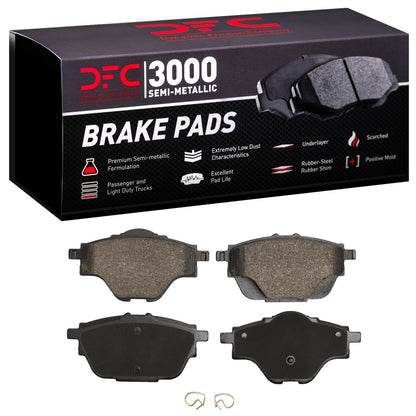 DFC 17-20 Peugeot 5008 (Mexico) Rear 3000 Semi-Metallic Brake Pads