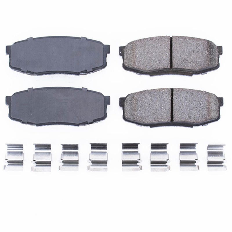 PowerStop Power Stop 08-11 Lexus LX570 Rear Z17 Evolution Ceramic Brake Pads w/Hardware