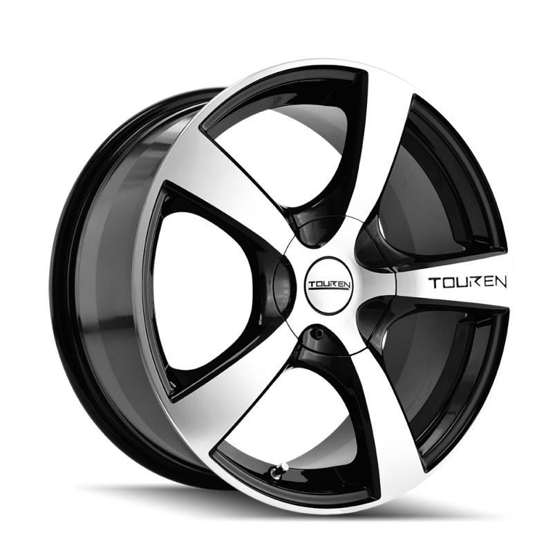 Touren 3190 TR9 17x7 / 5x110/115 BP / 42mm Offset / 72.62mm Hub Gloss Black Machined Wheel