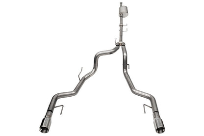 CORSA Performance Corsa 2021-2025 Ford F-150 SuperCrew/5.5ft Bed 3.5L V6 Sport Cat-Back Dual Rear Exit-Polished