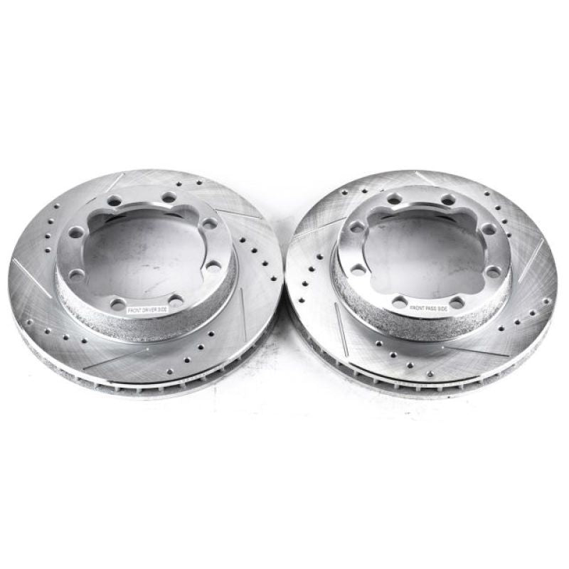 PowerStop Power Stop 94-99 Chevrolet K1500 Suburban Front Evolution Drilled & Slotted Rotors - Pair