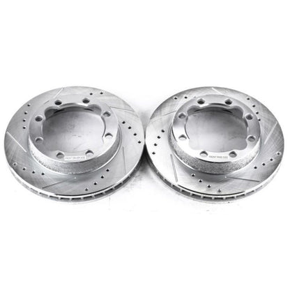 PowerStop Power Stop 94-99 Chevrolet K1500 Suburban Front Evolution Drilled & Slotted Rotors - Pair