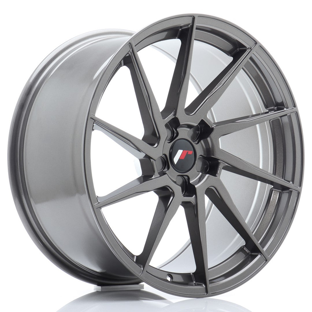 JR Wheels JR3620105X2074HG JR Wheels JR36 20x10 ET20-45 5H BLANK Hyper Gray