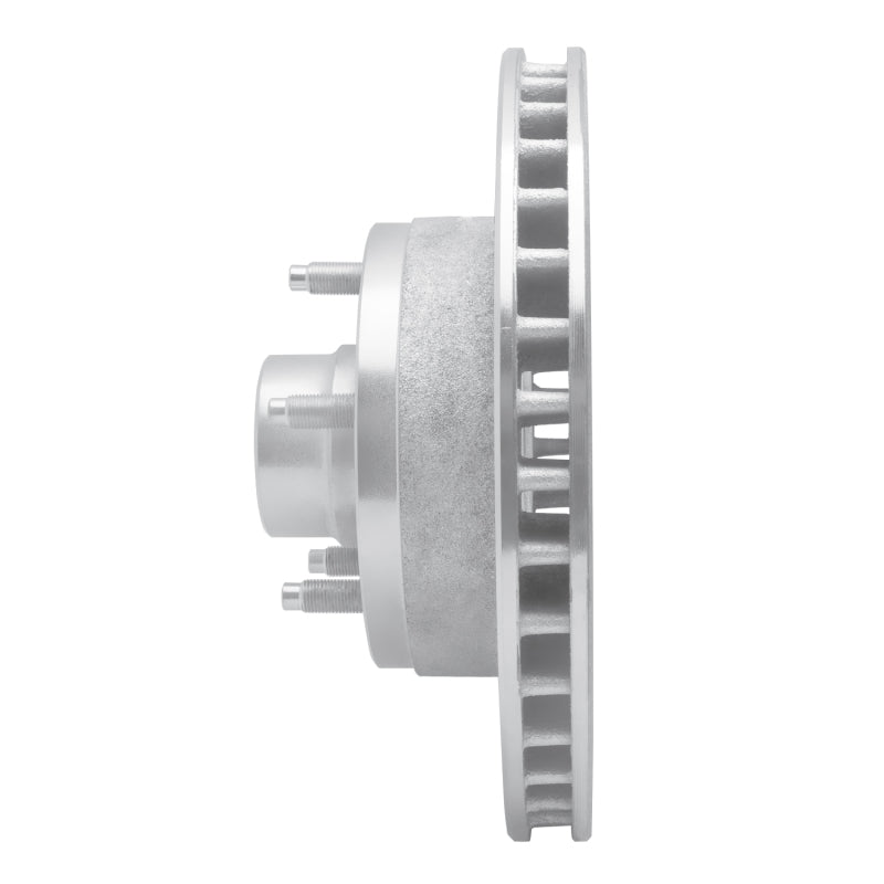 R1 Concepts R1 73-73 Ford Country Squire Front Left Drilled & Slotted Silver Brake Rotor