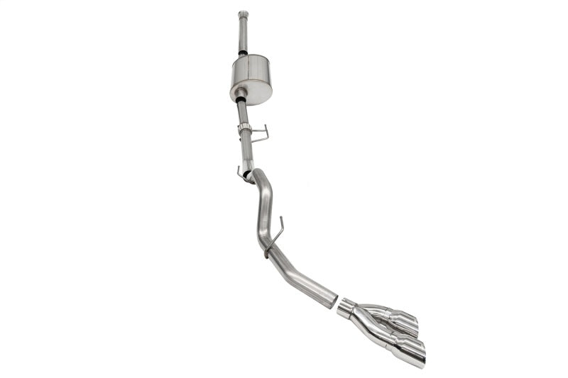 CORSA Performance Corsa 2021-2025 Ford F-150 SuperCrew/6.5in Bed 3.5L V6 Sport Cat-Back Single Side Exit-Polished