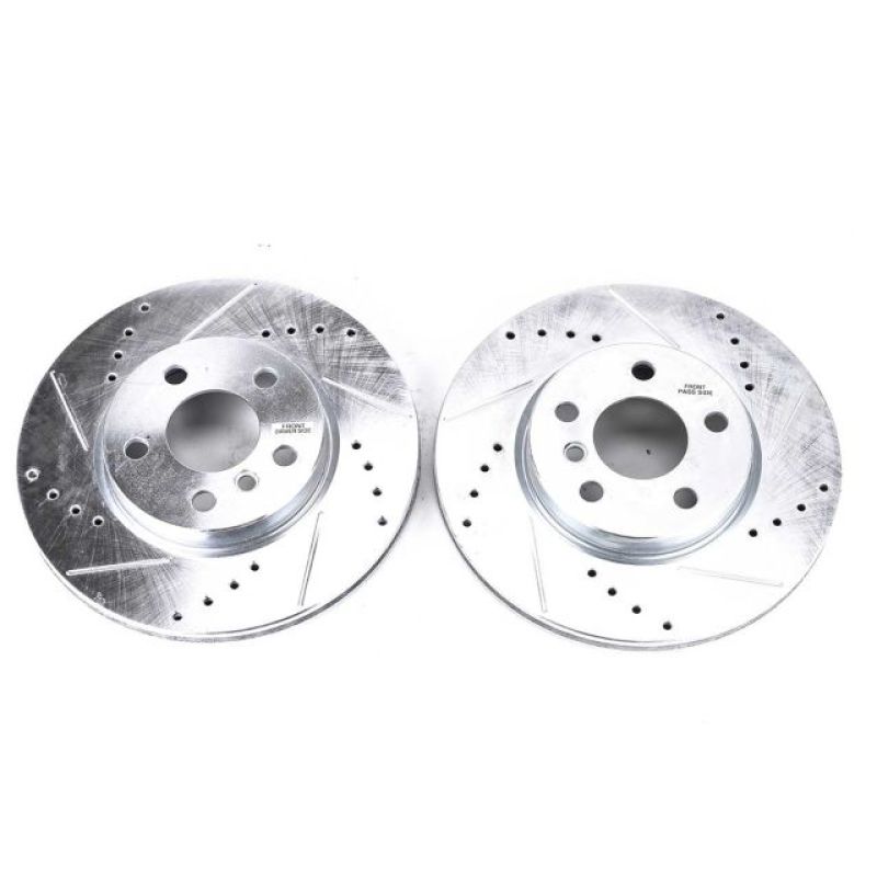 PowerStop Power Stop 2014 Mini Cooper Front Evolution Drilled & Slotted Rotors - Pair