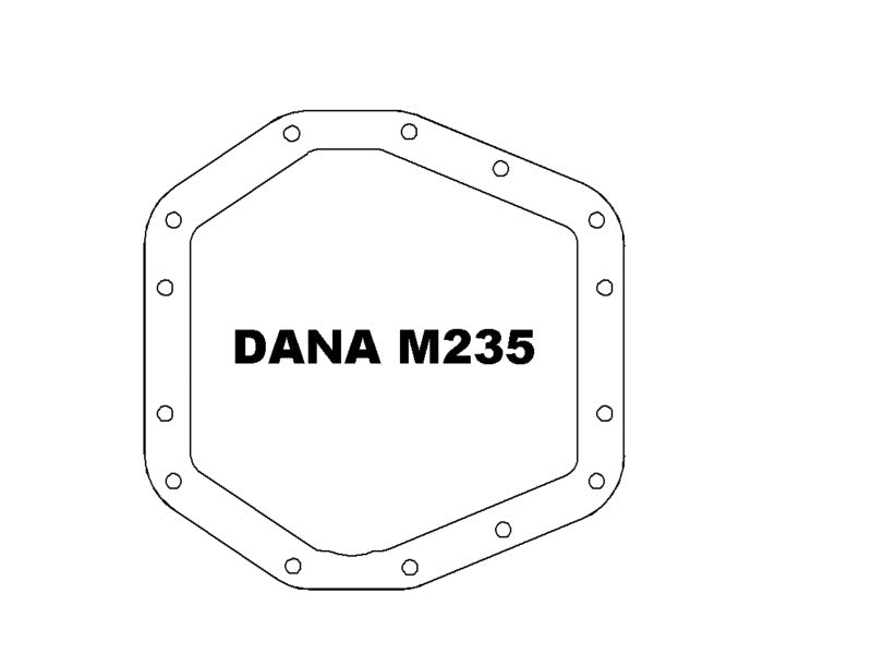 aFe POWER Pro Series Front Diff Cover Black w/ Machined Fins Ford F-250/350 23-26 (Dana M235)