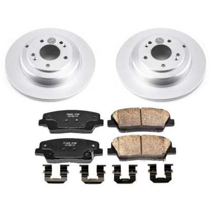 PowerStop Power Stop 10-16 Hyundai Genesis Coupe Rear Z17 Evolution Geomet Coated Brake Kit