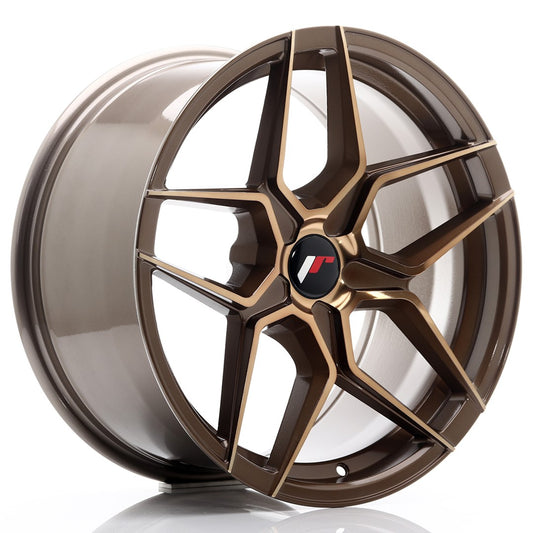 JR Wheels JR3418905X2074BZP JR Wheels JR34 18x9 ET20-42 5H BLANK Platinum Bronze