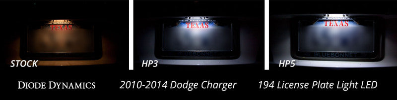 Diode Dynamics 194 LED Bulb HP3 LED - Cool - White Short (Single)