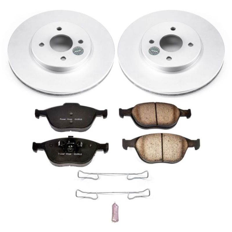 PowerStop Power Stop 02-04 Ford Focus Front Z17 Evolution Geomet Coated Brake Kit