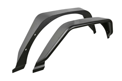 Fabtech 18-21 Jeep JL 4WD Rear Steel Tube Fenders - Textured Black