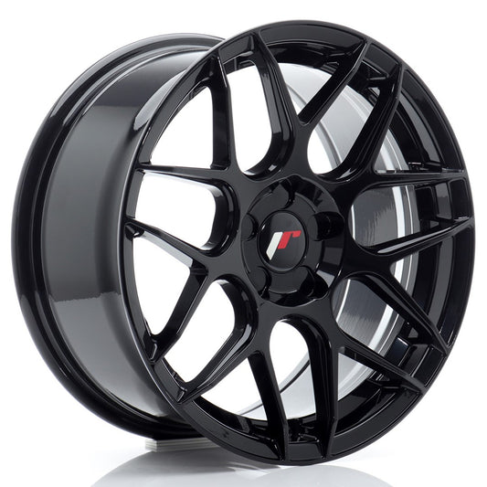 JR Wheels JR1817805X3573GB JR Wheels JR18 17x8 ET35 5H BLANK Gloss Black