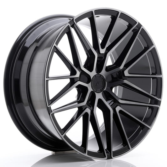JR Wheels JR3820105X2072GBBF JR Wheels JR38 20x10 ET20-45 5H BLANK Black Brushed w/ Tinted Face