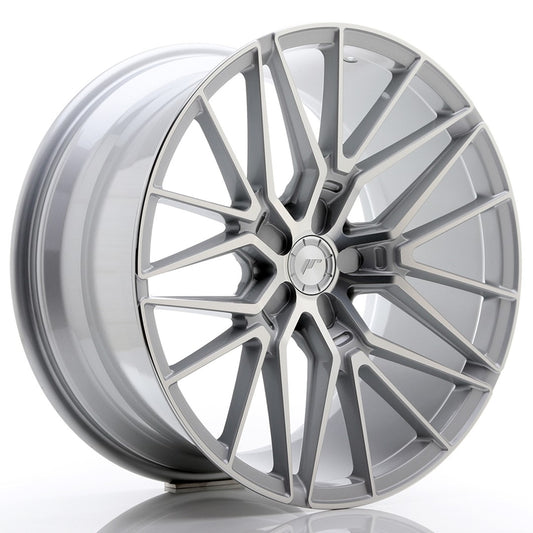 JR Wheels JR3820105X2072SM JR Wheels JR38 20x10 ET20-45 5H BLANK Silver Machined Face