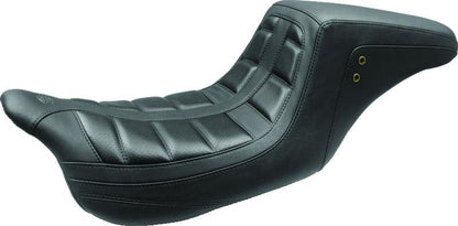 Mustang Motorcycle Mustang 97-07 Harley Rd King,06-07 Str Glide,00-05 Eagle Wide Tripper Solo Seat - Brown