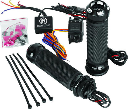 Performance Machine FLHX Cable Apex Heated Grips - Contrast Cut