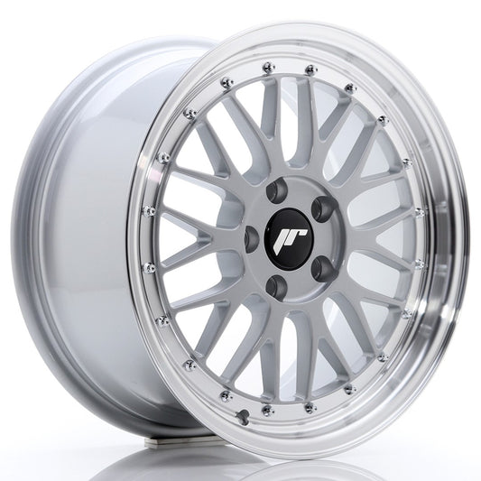JR Wheels JR2317805K3557HS1 JR Wheels JR23 17x8 ET35 5x100 Hyper Silver w/ Machined Lip