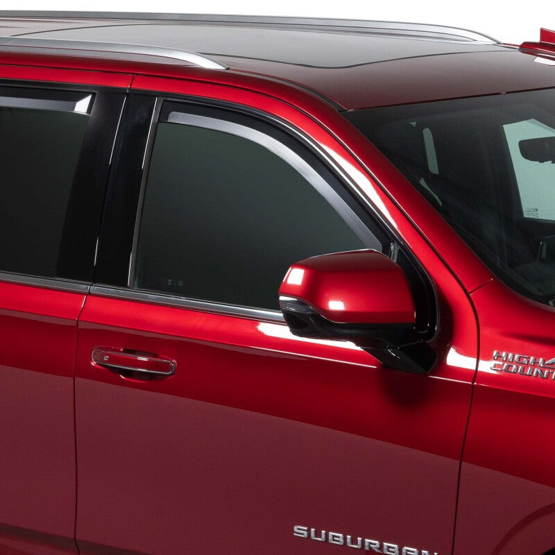 Putco 15-20 Ford F-150 - Super Crew Element Matte Black Window Visors (Set of 4)