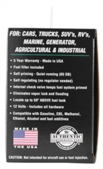 K&N Engineering K&N Performance Electric Fuel Pump 9-11.5 PSI Diesel
