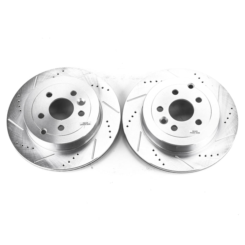 PowerStop Power Stop 08-12 Land Rover LR2 Rear Evolution Drilled & Slotted Rotors - Pair