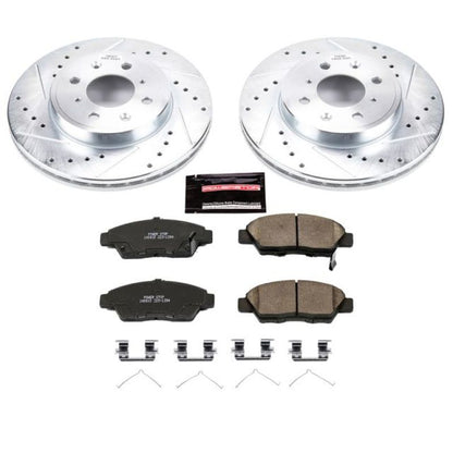 PowerStop Power Stop 15-19 Honda Fit Front Z23 Evolution Sport Brake Kit