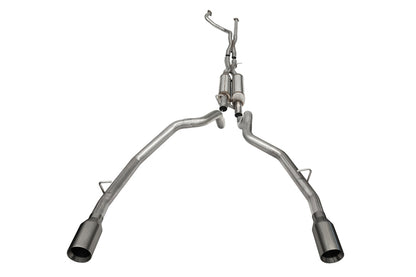 CORSA Performance Corsa 2021-2024 Dodge Ram TRX Crew Cab Xtreme Catback Exhaust Dual Rear Gunmetal Tip