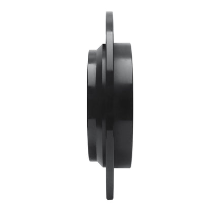 R1 Concepts R1 98-00 Volvo S70 Rear Left Drilled & Slotted Black Brake Rotor