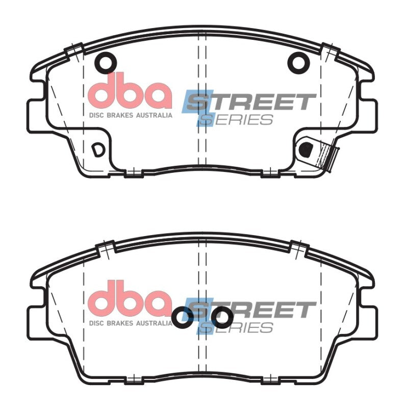 DBA 17-20 Hyundai Elantra 1.6L (305mm Front Rotor) Street Series Front Brake Pads