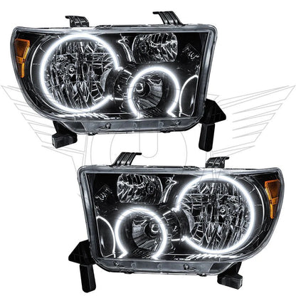 ORACLE Lighting Oracle 07-11 Toyota Tundra Pre-Assembled Headlights - Black Housing - w/ BC1 Controller