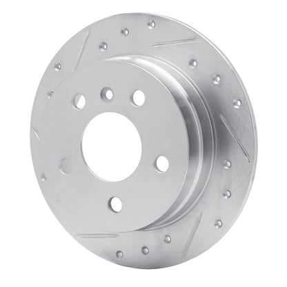 R1 Concepts R1 06-11 Mercedes-Benz B200 Rear Left Drilled & Slotted Silver Brake Rotor