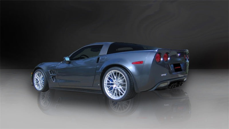 CORSA Performance Corsa 06-11 Chevrolet Corvette C6 Z06/ZR1 Sport Cat-Back Dual Rear Exit w/ Twin 4.0in Black Tips
