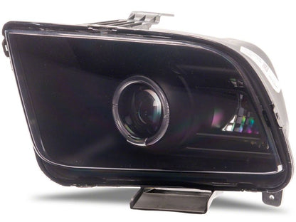 Raxiom 05-09 Ford Mustang w/ Factory Halogen LED Halo Headlights- Black Housing (Smoked Lens)