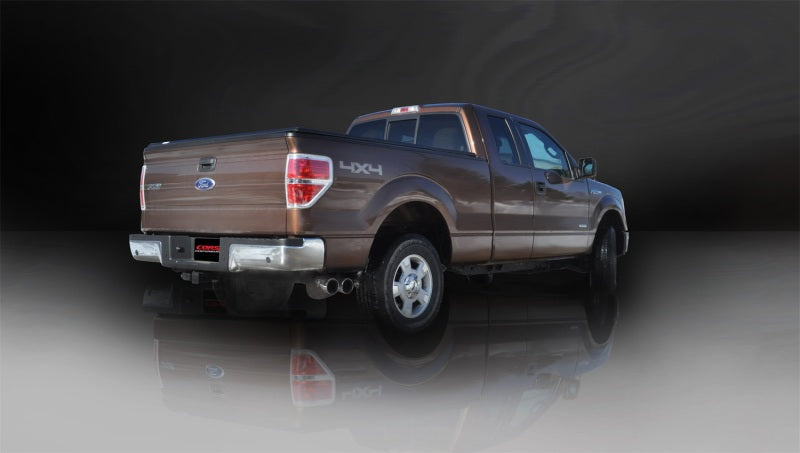 CORSA Performance Corsa 2011-2014 Ford F-150 EcoBoost 3.5L V6 Polished Sport Cat-Back Exhaust