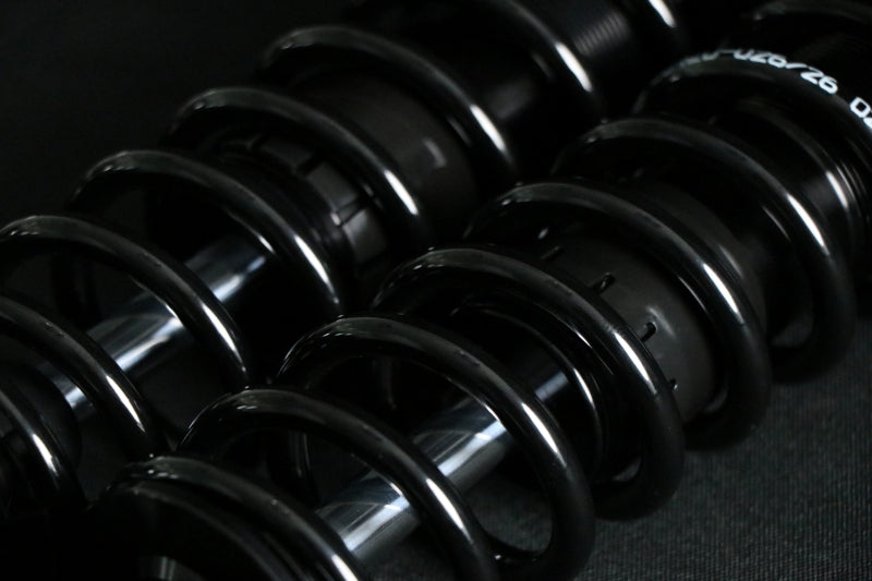 Ohlins Motorcycle USA Ohlins 14-26 Harley FL Touring STX 36 Twin Blackline 12in Blk Reservoir Shocks - Heavy Duty Springs