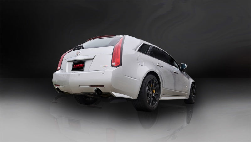 CORSA Performance Corsa 2011-2014 Cadillac CTS Wagon V 6.2L V8 Black Sport Axle-Back Exhaust