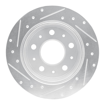 R1 Concepts R1 14-21 Ram Promaster 2500 Rear Right Drilled & Slotted Silver Brake Rotor