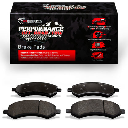 R1 Concepts R1 05-24 Ram Dakota Front Off-Road/Tow Brake Pads
