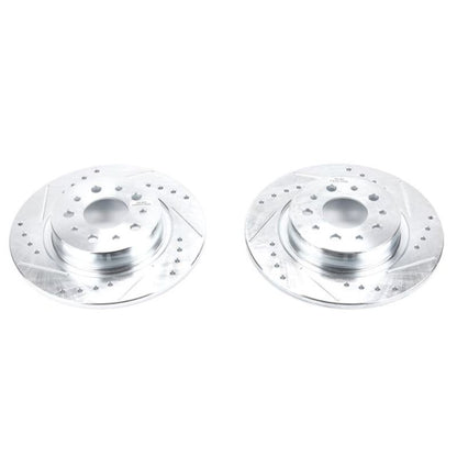 PowerStop Power Stop 14-19 Fiat 500L Rear Evolution Drilled & Slotted Rotors - Pair