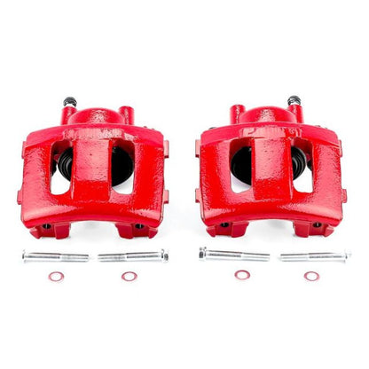 PowerStop Power Stop 90-01 Jeep Cherokee Front Red Calipers w/o Brackets - Pair