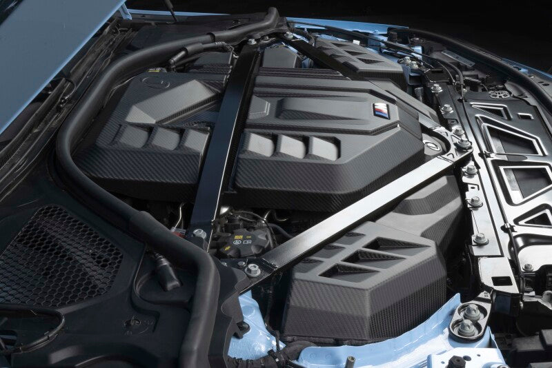 Dinan 21-27 BMW M2/M3/M4 (G80/G82/G87) Matte Carbon Fiber Engine Cover w/Gloss Accents