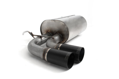 Dinan 17-20 BMW 330i/430i (F30/F31/F32/F33/F36) Free Flow Axleback Exhaust System - Black Tips