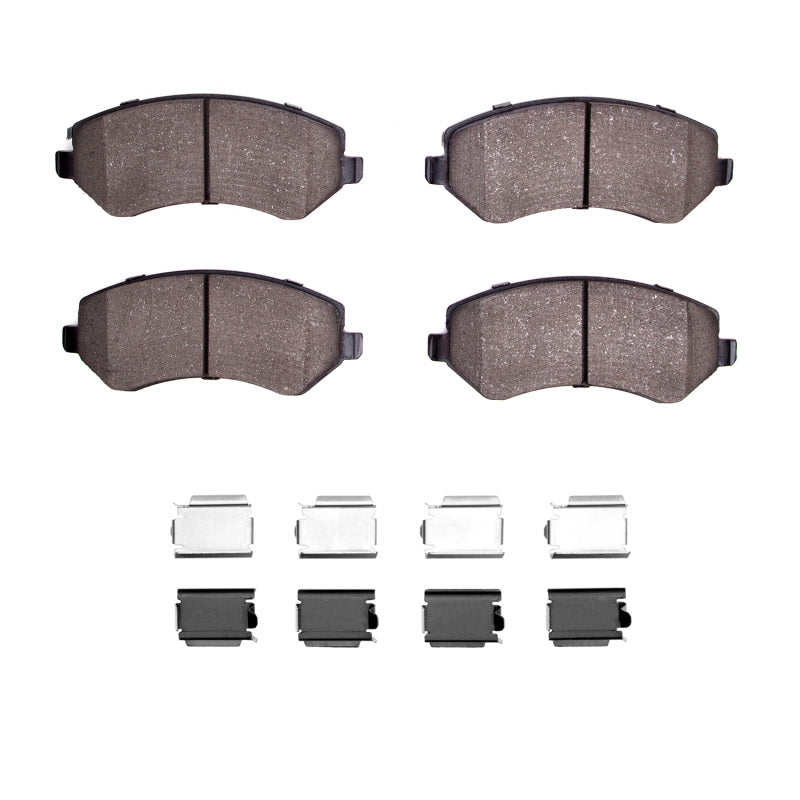 DFC 01-07 Chrysler Voyager Front 5000 Advanced Semi Metallic Brake Pads and Hardware Kit