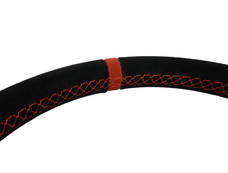 PRP Seats PRP Flat Suede Steering Wheel - Red