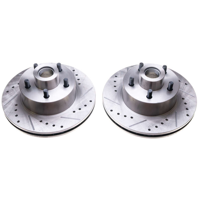 PowerStop Power Stop 70-72 Dodge Challenger Front Evolution Drilled & Slotted Rotors - Pair