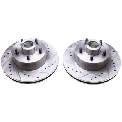 PowerStop Power Stop 70-72 Dodge Challenger Front Evolution Drilled & Slotted Rotors - Pair