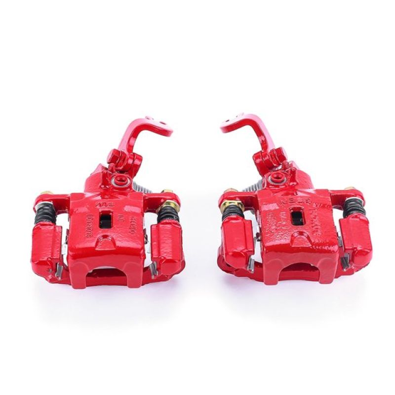 PowerStop Power Stop 05-06 Hyundai Elantra Rear Red Calipers w/Brackets - Pair
