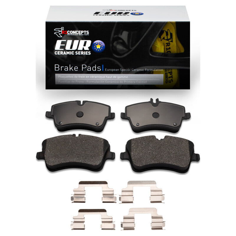 R1 Concepts R1 01-05 Mercedes-Benz C230 Front Euro Ceramic Pads & Hardware Kit