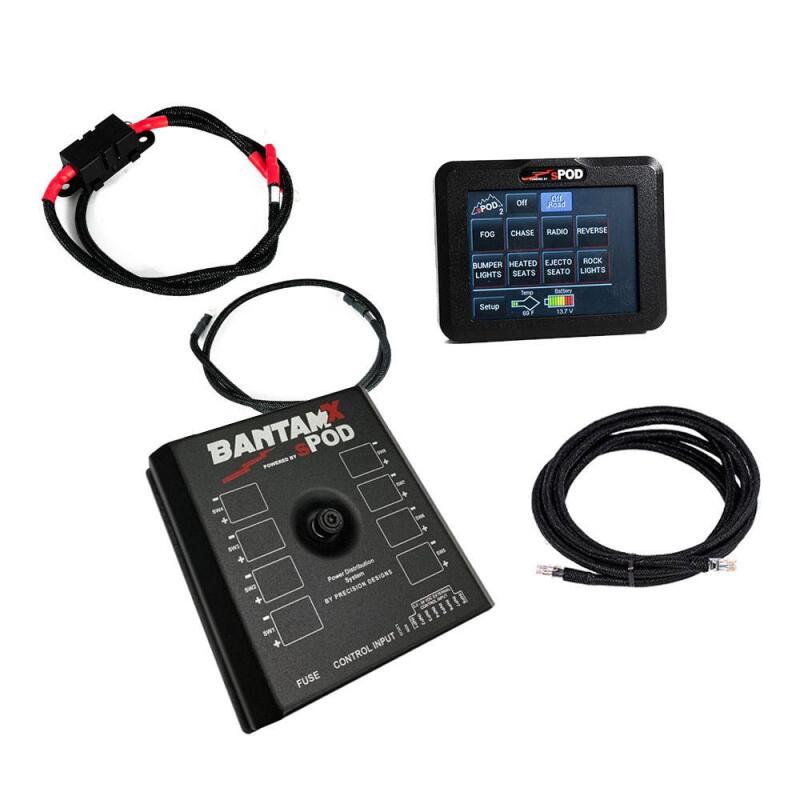 sPOD BantamX Touchscreen for 84in Battery Cables